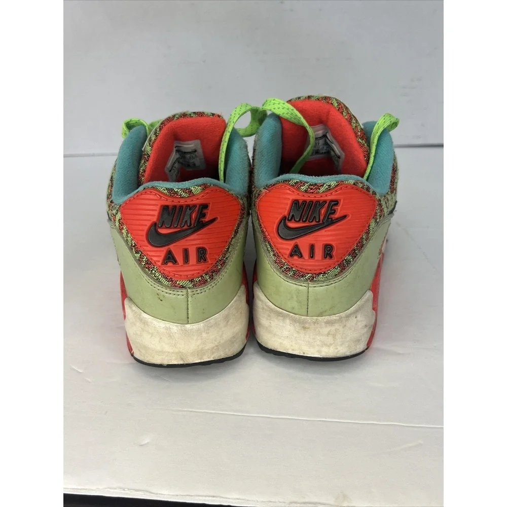 Nike Air Max 724882-300 Size Youth 5 Blue Green And Orange